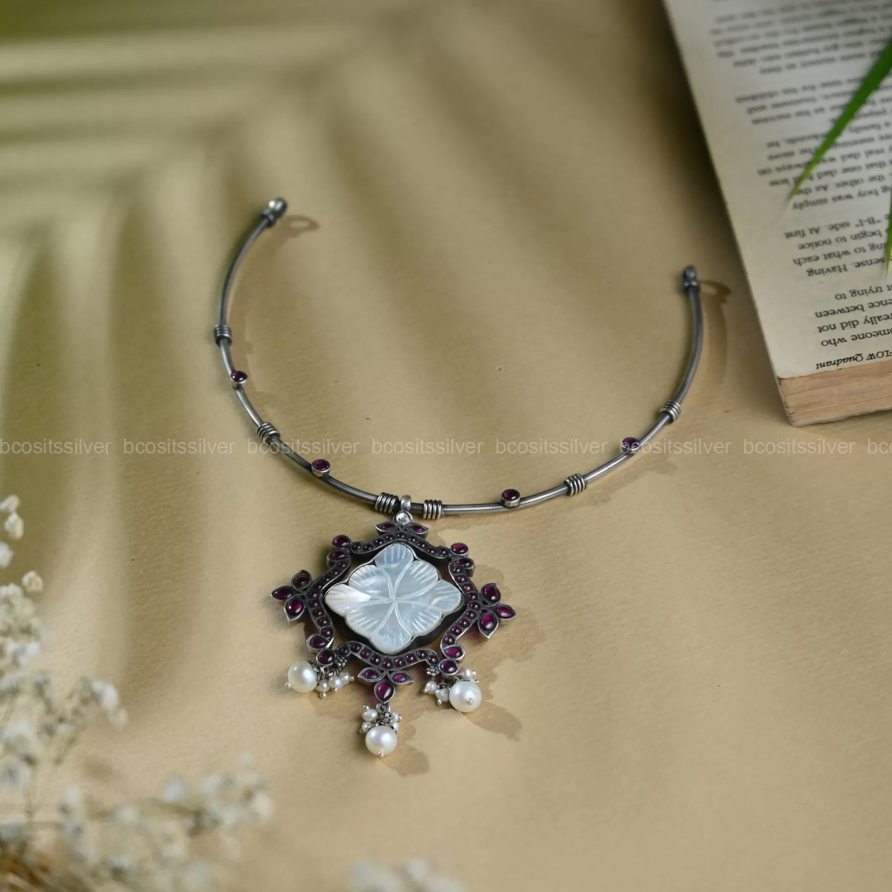 Oxidized Dollar Neckpiece - 198