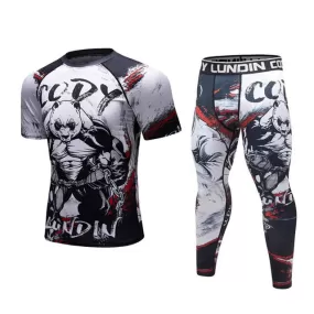 Panda 'Pumped' Elite Compression Short Sleeve Set