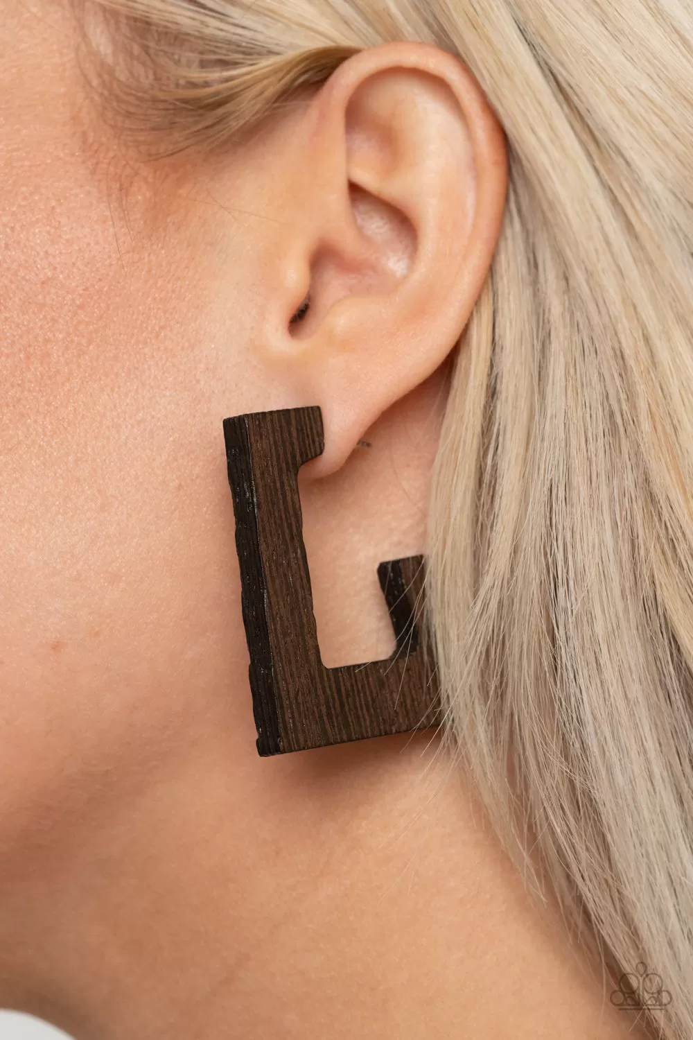 Paparazzi Accessories - The Girl Next OUTDOOR - Brown Earrings