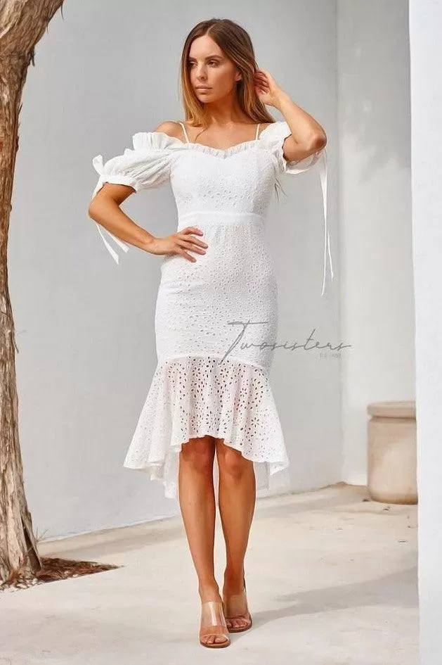 Parker Dress - White