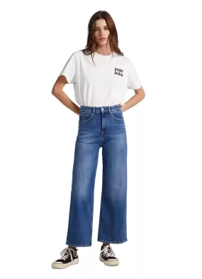 Pepe Jeans Lexa Sky High wide trousers PL204162CS58 blue