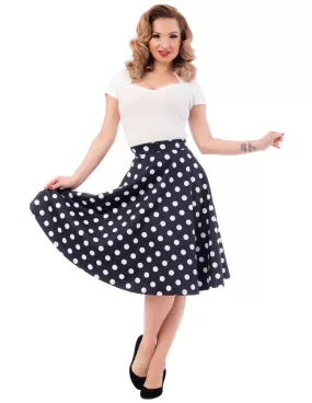 Polka Dot Swing Skirt