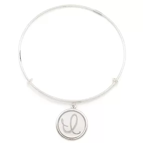 Precious Initial I Charm Bangle