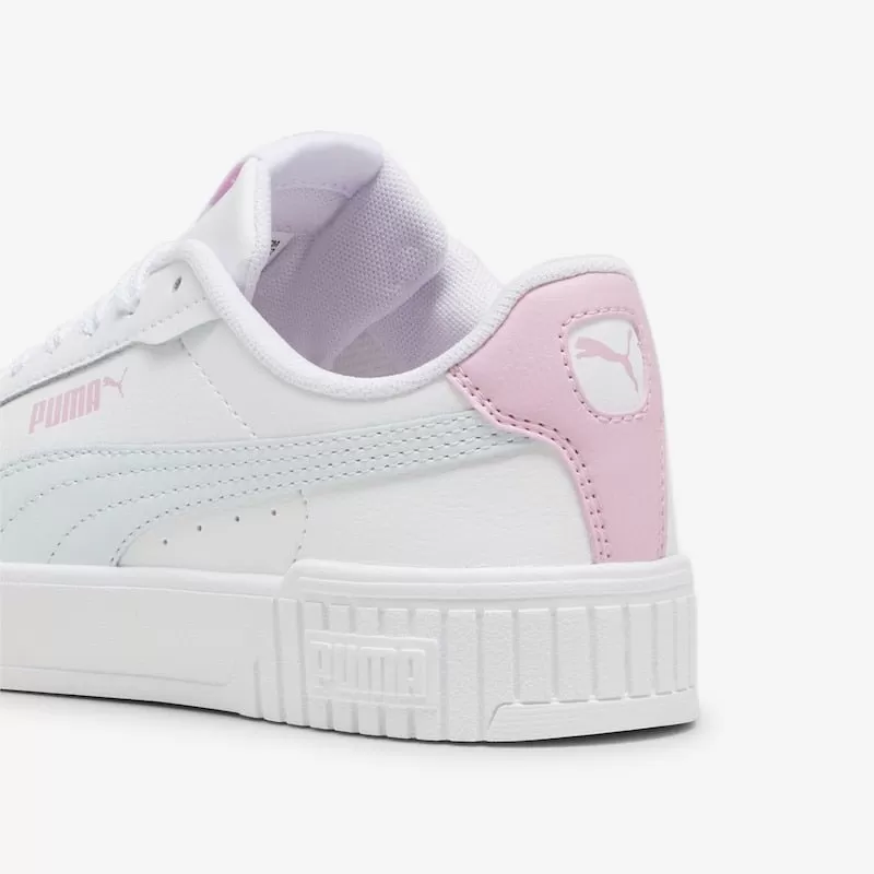 PUMA KIDS CARINA 2.0 WHITE/PINK SHOES