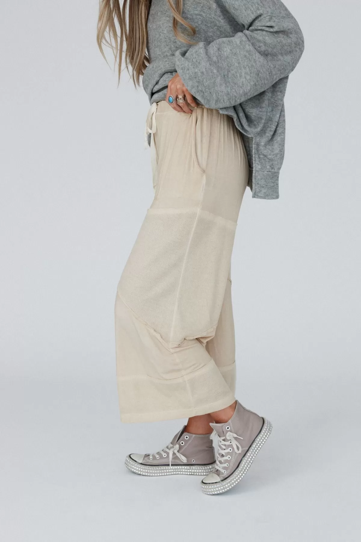 Quincy Culotte Pants - Yellow