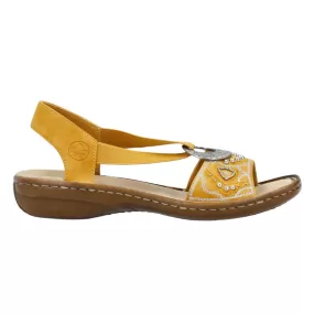 Rieker Women's 608B9-68 Regina Yellow