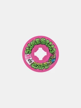 Santa Cruz Slime Balls Double Take Cafe Vomit Mini 56mm / 95A Wheels - Pink