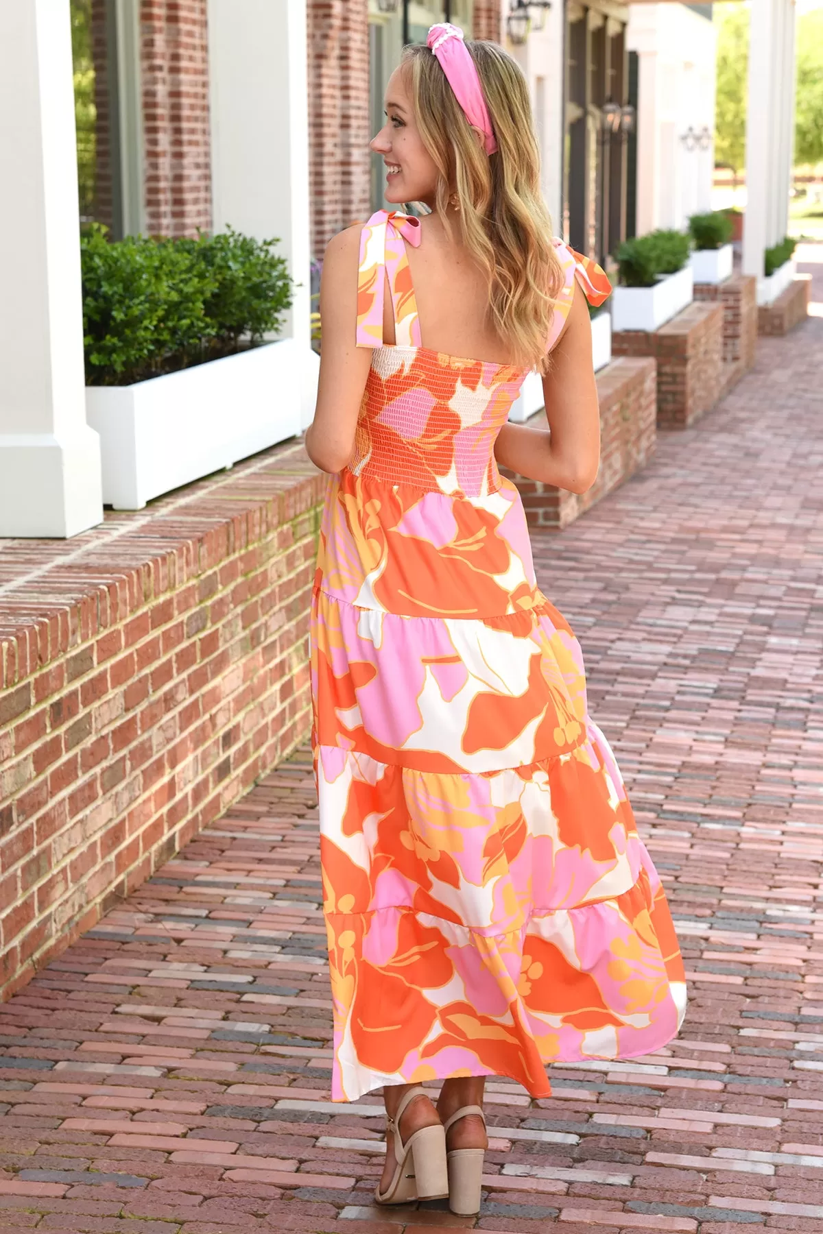 SAY IT SWEETLY DRESS -ORANGE