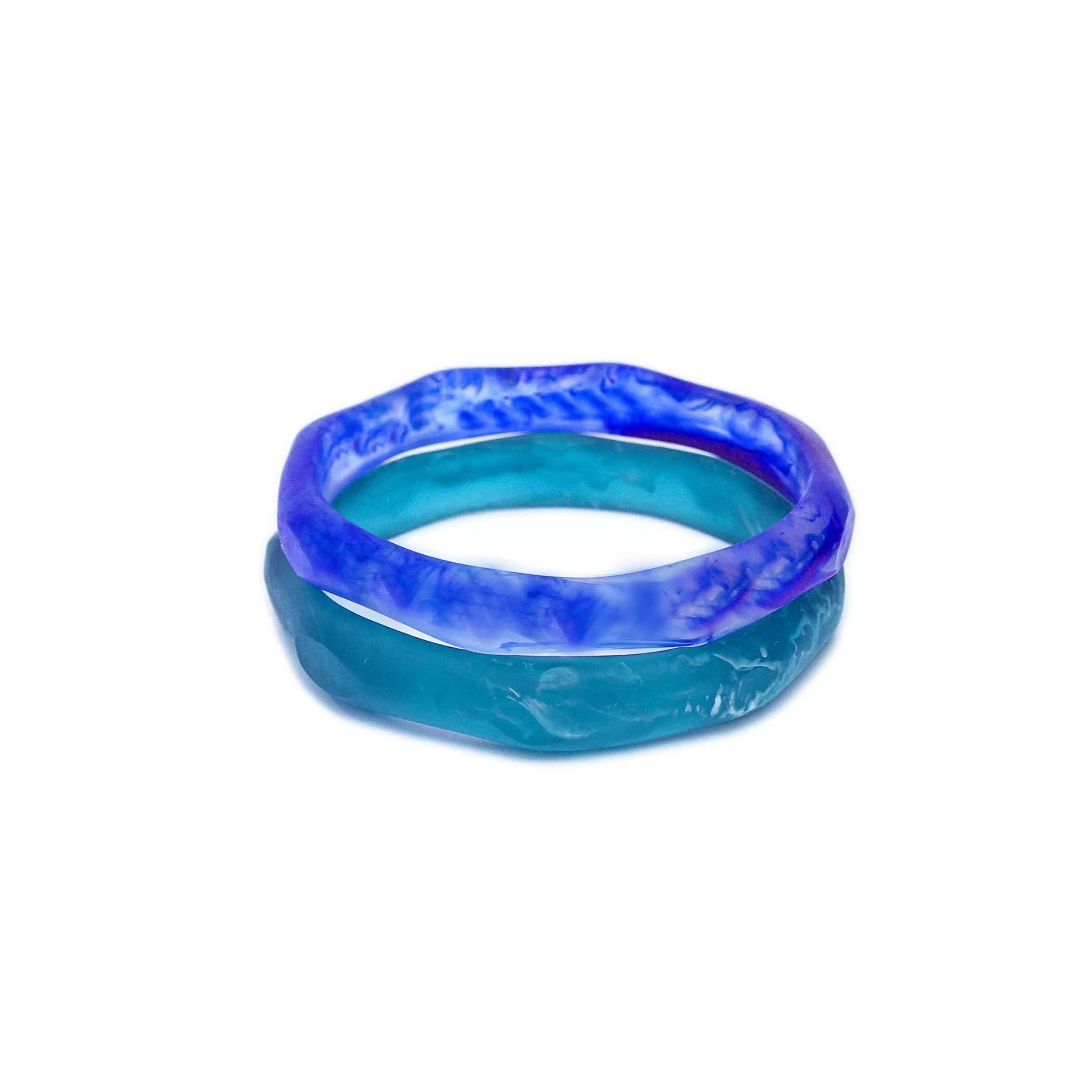 Silk Road Double Resin Bangle