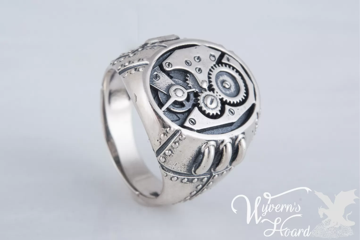 Steampunk Sterling Silver Ring