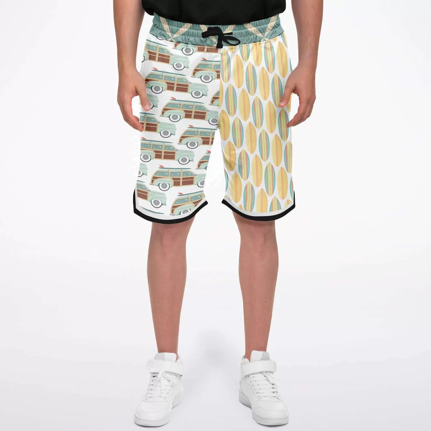 Surf's Up Unisex Basketball Shorts