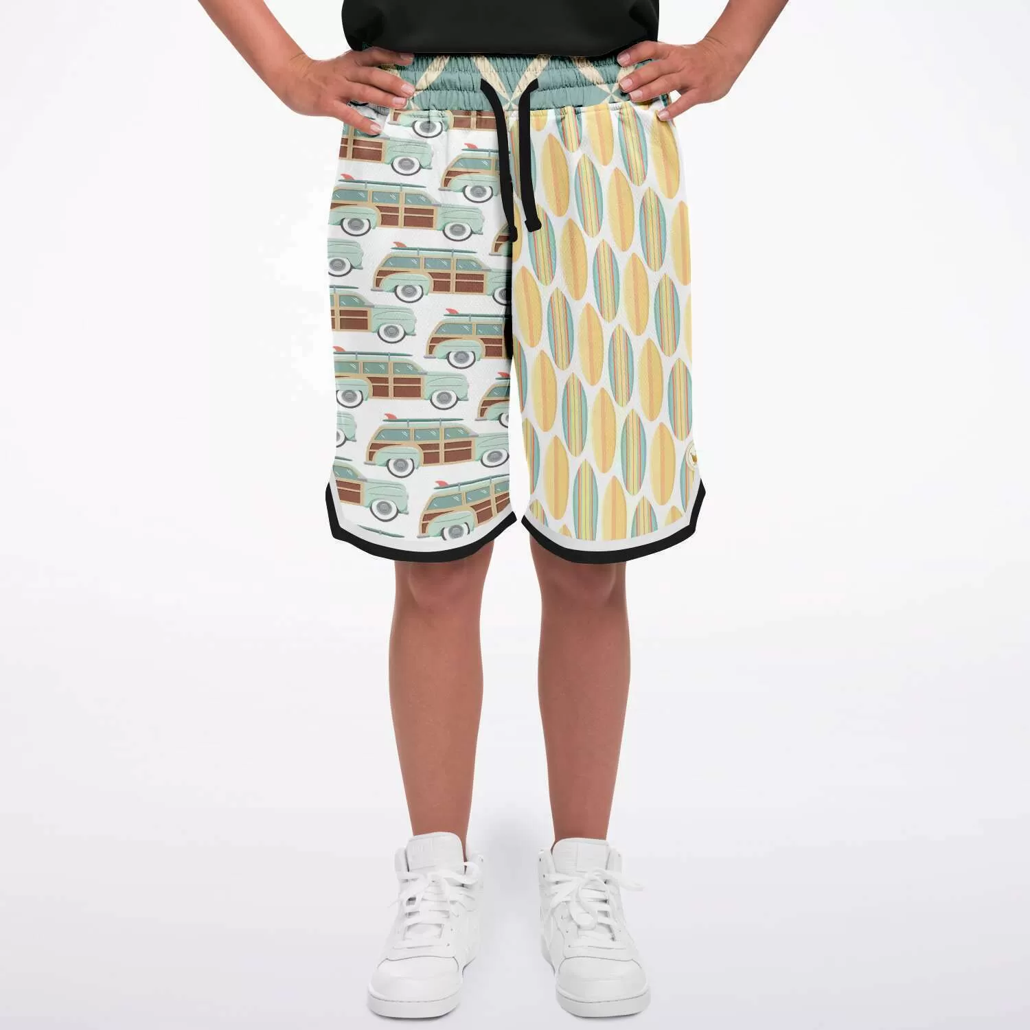 Surf's Up Unisex Basketball Shorts