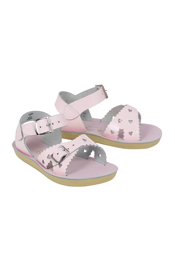 Sweetheart Sandals - Shiny Pink