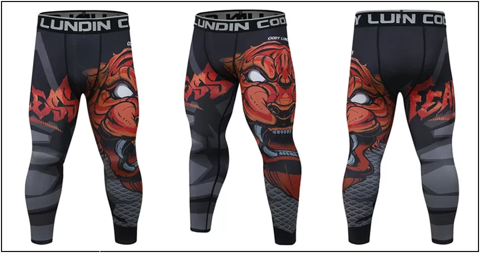 Tiger 'My Jungle' Compression Leggings Spats