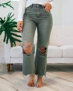 Vervet Beetle 90's Crop Flare Jeans