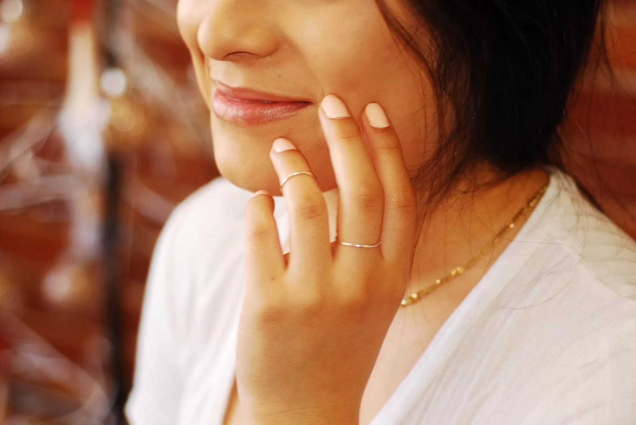 Wholesale Stacking Rings, Gold Filled, 925 Sterling Silver, Rose Gold Filled Rings, Pearl Ring, Minimalist, Thin Band, Stacking, Solitaire Rings