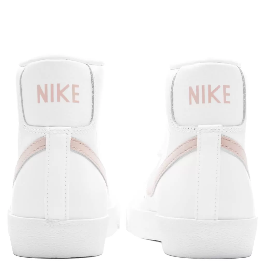 Women's Blazer Mid '77 - White/Pink Oxford