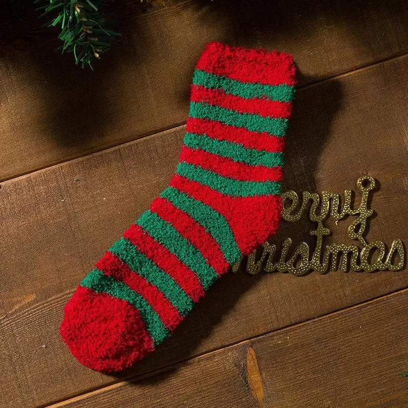 Women's Christmas Coral Fleece Socks