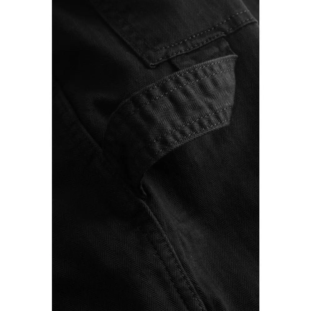 WOOD WOOD HALVARD TROUSERS-BLACK